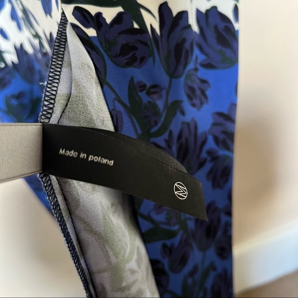 MOTHER OF PEARL silk floral print long maxi dress 8 - Picture 6 of 14